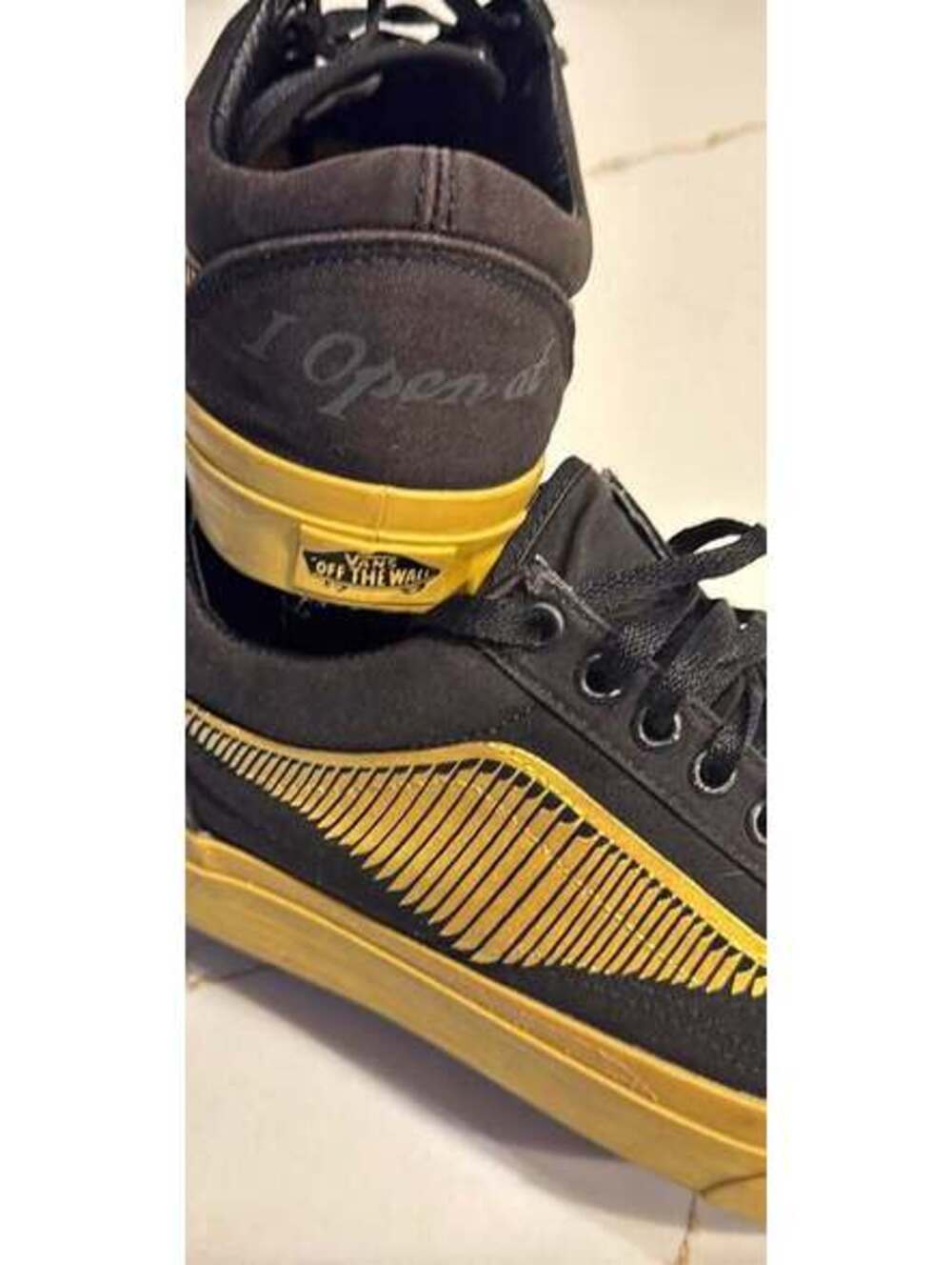 Vans HARRY POTTER X OLD SKOOL GOLDEN SNITCH Limited Addition Size 9.5 W - 8 M